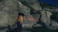 Climb up using the ledges on the wall (Image via Sucker Punch)